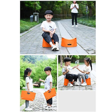 Mini hopfällbar pall 100 kg bärande rund hörn handtag bekväm hopfällbar pall för kök toalett sovrum