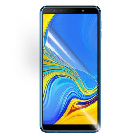 Samsung Galaxy A7 (2018) beskyttelsesfilm i blødt materiale til LCD skærm - Transparent Transparent