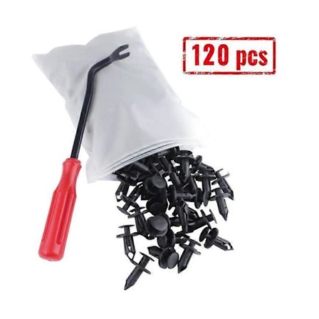 120 kpl ATV UTV Korikiinnikkeet Niitit Painonasta Yhteensopiva Polaris RZR Ranger Suzuki King Quad Kawasaki Rancher Muovisten Lokasuojakiinnikkeiden 