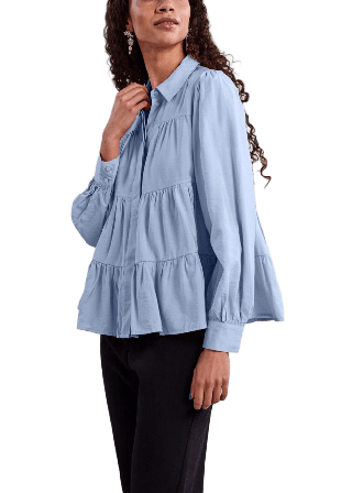 Y.A.S Yaspala Shirt Blusar Herr Blå S