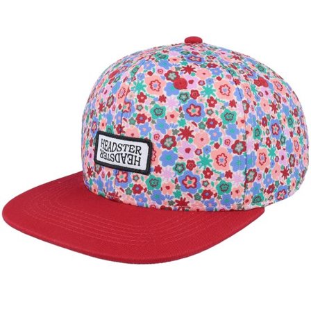 Headster - Multi snapback Keps - Kids Floral Dream Merlot Snapback @ Hatstore