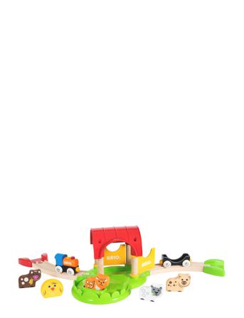 Min Första Bondgård Toys Toy Cars & Vehicles Toy Vehicles Trains Multi/mönstrad BRIO