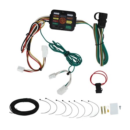 4-polet Trailer-kabelsæt 56434 Hurtig tilslutning Sikker Fleksibel pasform til RAV4 2019‐2020