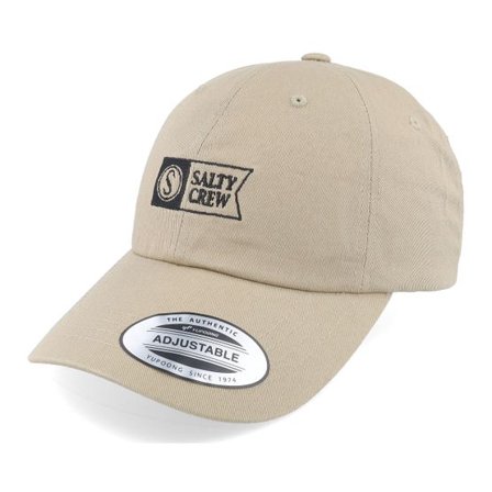 Salty Crew - Beige unconstructed Keps - Alpha Khaki Dad Cap @ Hatstore