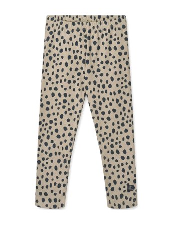 Liewood Marien Printed Rib Leggings - Beige - 122/128