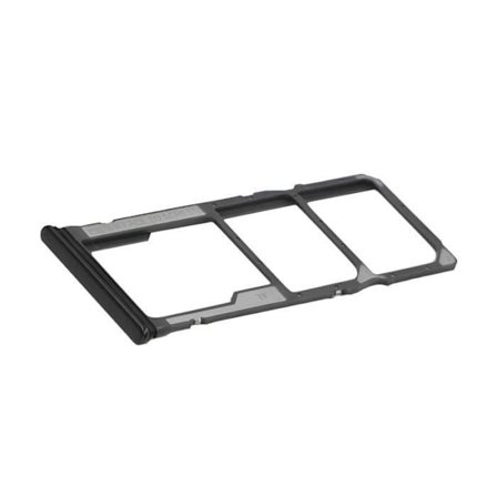 SIM-kortsfack - Xiaomi - Redmi A3 - Dual Nano SIM - Micro-SD - Svart