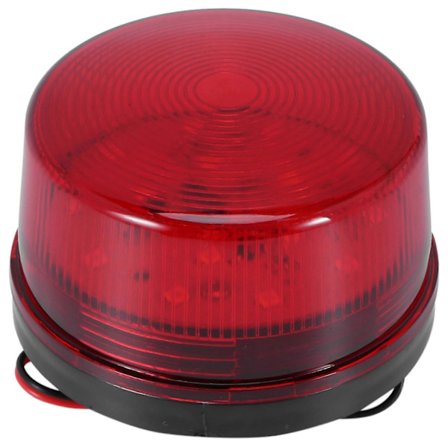 12V Alarm LED Blinkende Strobe Lys for hjemme sikkerhetsalarmsystem rød