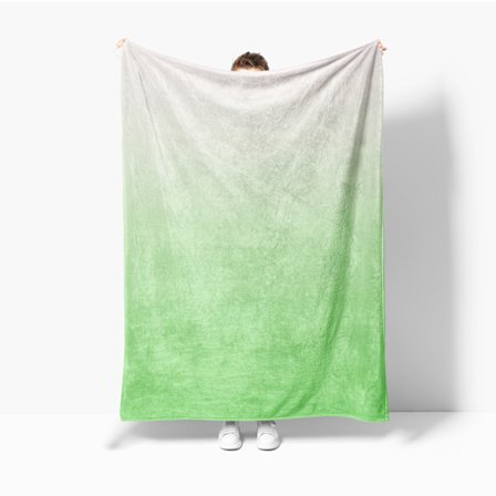 Vihreä gradienttivärinen peitto 150*100cm sininen samettipeitto