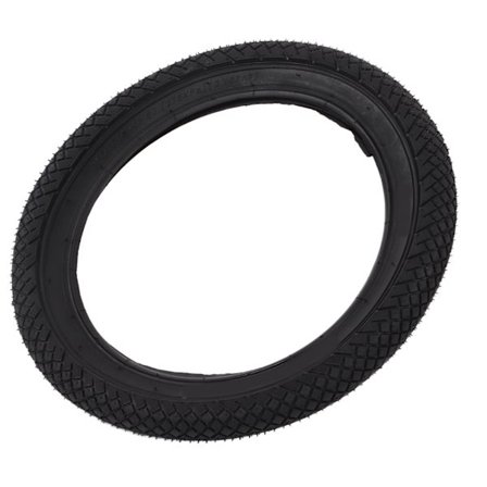 Børnetykke skridsikre gummidæk til børnecykler, ternet mønster, dækdele, tilbehør 14x2.125