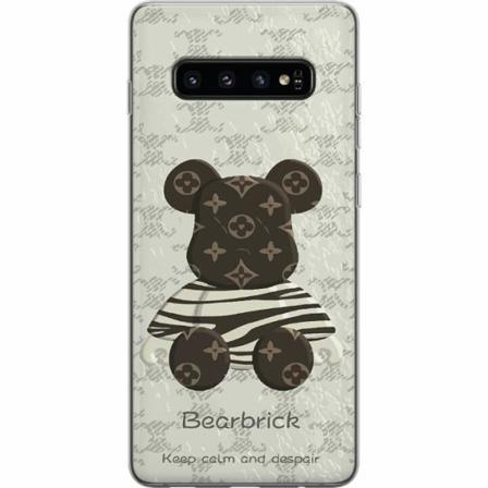 Samsung Galaxy S10 Mjukt Skal - Brown Bear