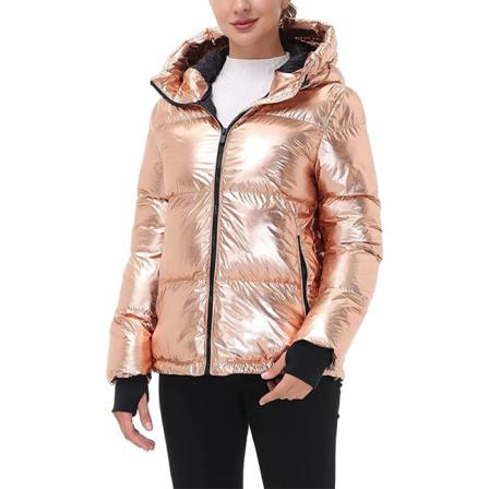 Kvinnor Långärmad Förtjockad Jacka Hooded Ytterkläder