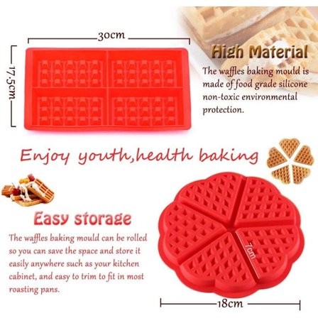 Set med 4 form, molds, bakverk, form av hög kvalitet, form