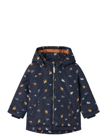Nmmmax Jacket Aop Noos Navy Name It