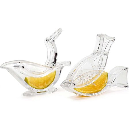 2 st Citron Lime Pressare, Manuell Citron Citrus Juicer, Akryl Fågel Fiskformad Citronpressare
