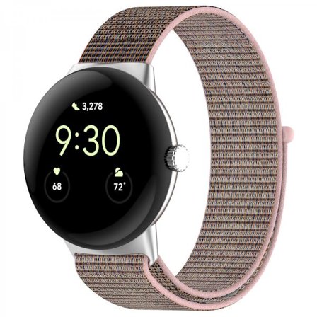 Nylonarmband Google Pixel Watch 2 Rosa