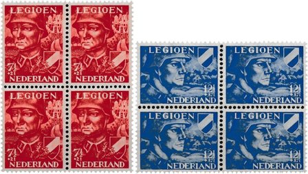 Holland 1942 - NVPH 402-403 - 4-blok - Postfrisk