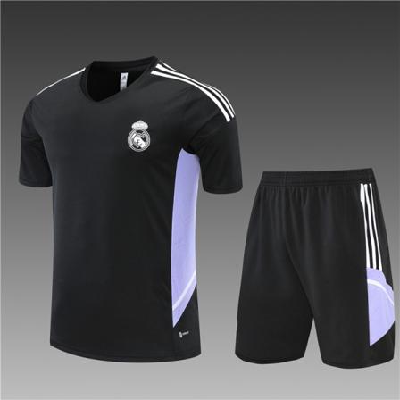 22-23 ny säsong Real Madrid kortärmad trikådräkt black L