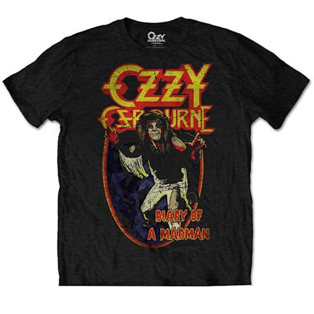 Ozzy Osbourne Unisex Adult Diary Of A Mad Man Bomull T-shirt S