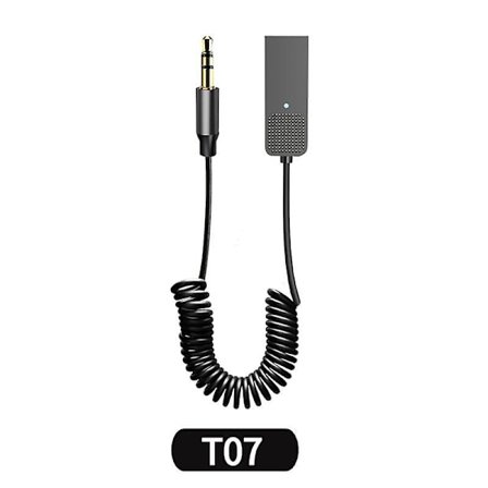 Bil Aux Bluetooth 5.2 Adapter USB til 3,5 mm Jack Audio Dongle BT Modtager Sender Håndfri sæt til Auto Trådløs Højttaler Musik Afspiller