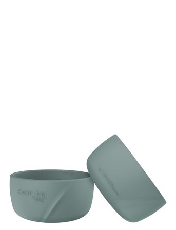 Everyday Baby | Silicone Baby Bowl 2-Pack Harmony Green | ONE SIZE