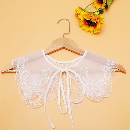 Falsk krave Aftagelig falsk krave HVID