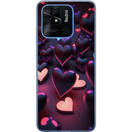 Yhteensopiva Puhelinkuori Xiaomi Xiaomi Redmi 10C KeskiyönSydämet