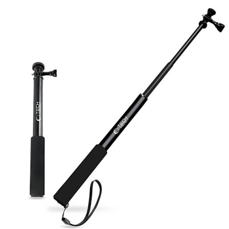 Tech-Protect Monopad/Selfie Stick GoPro/DJI - Svart