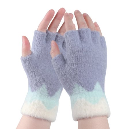 Dame Fingrehandsker Vinter Varme Handsker Varme Bløde Strikkede Handsker Kasmir Dame Fingrehandsker Udendørs Sport Kørsel Ski Arbejde Skrivning