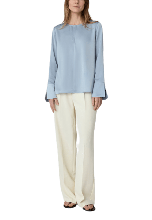 Marville Road The Angela Satin Blouse Blusar Dam Blå 34