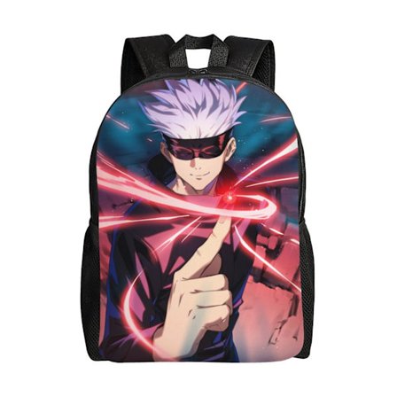 Gojo Satoru Jujutsu Kaisen Unisex Rygsæk Laptop Skoletaske College Studerende Skoletaske Letvægts Basic Daypack Til Voksen Teenager Børn