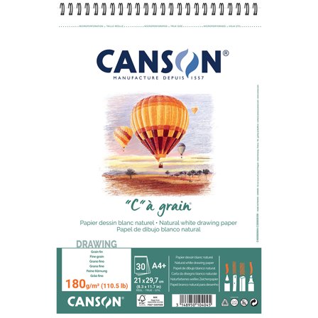 Canson C à grain 180g A4+