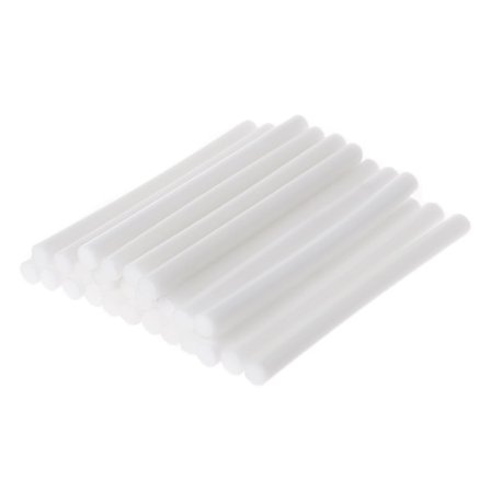 25 stk Hot Melt limstift høj viskositet hvid 7 mm til DIY håndværkslegetøj reparationsværktøj