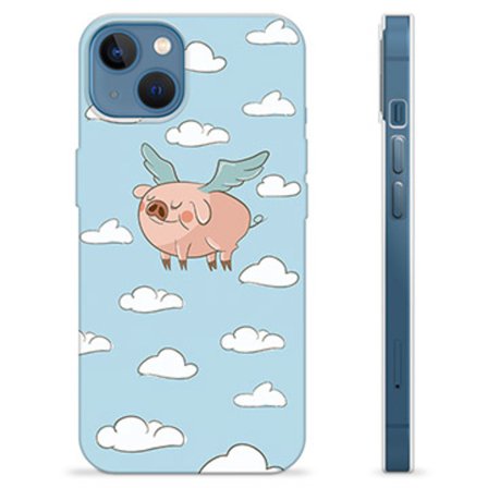 iPhone 13 TPU-Skal - Flygande Gris