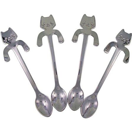 Katske te-ske, kaffeske i rustfrit stål, hængende tekopper