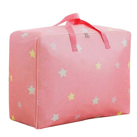 Oppbevaringspose for dyner, stor kapasitet, forsterket håndtak med glidelås