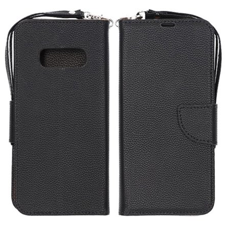 Samsung Galaxy S10e Plånboksfodral med Stativ - Svart