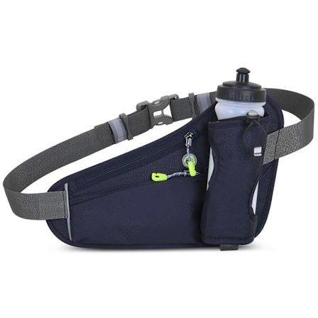 Væskebælte Løbebælte med Vandflaskeholder til Mænd Kvinder Cykling Vandring