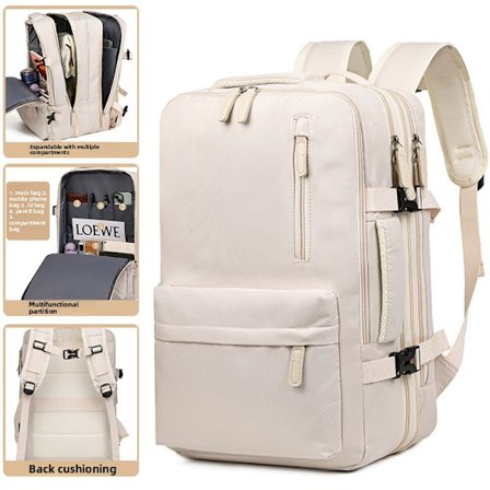 Udendørs rejseletvægtsrygsæk med stor kapacitet, high-end computerrygsæk til mænd, rygsæk til kvinder