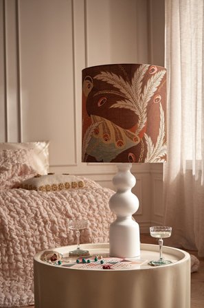 Staycation - Lampunjalka Shallow - Valkoinen - Lampunjalat - - Homeroom