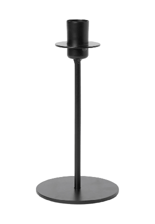 Åhléns Home Ljusstake HANNA rak 19 cm Ljuslyktor & ljushållare Svart ONESIZE