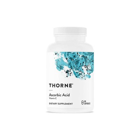 Thorne Research Inc. Ascorbic Acid kapslar 60 kapslar