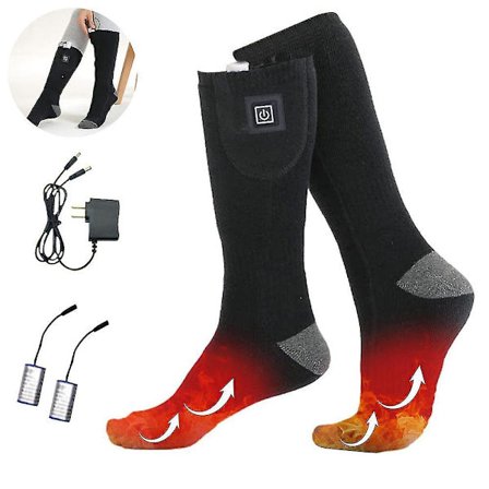 Heated Socks Rechargeable Electric Battery Unisex Thermal Foot Warmer
