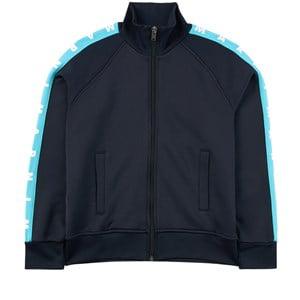 Kids - Marni Navy Branded Zip Up Sweatshirt - Jumpers and knitwear - 8 years - Navy