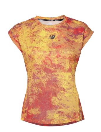 Printed Nb At Nvent Tee T-shirts & Tops Short-sleeved Monivärinen/Kuvioitu New Balance
