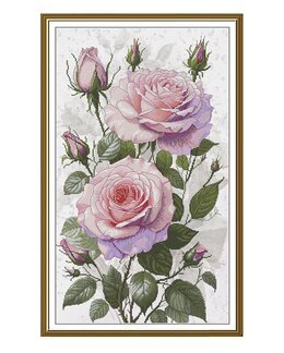 Stickpackung Bild Romantische Rosen - Nova Sloboda