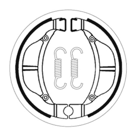 Szczęka Hamulcowa SBS - Suzuki RM 60 2003-2003