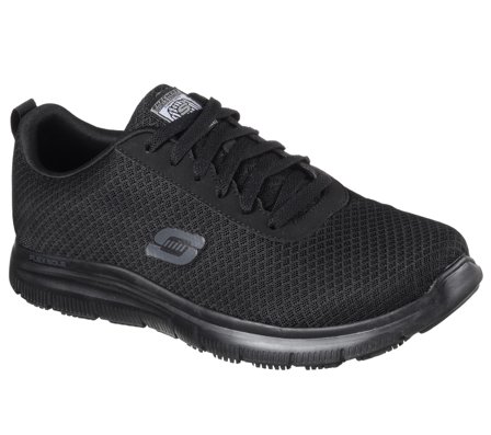 Skechers Work Relaxed Fit SRC Fritidssko sklisikker, mesh 35, Sko
