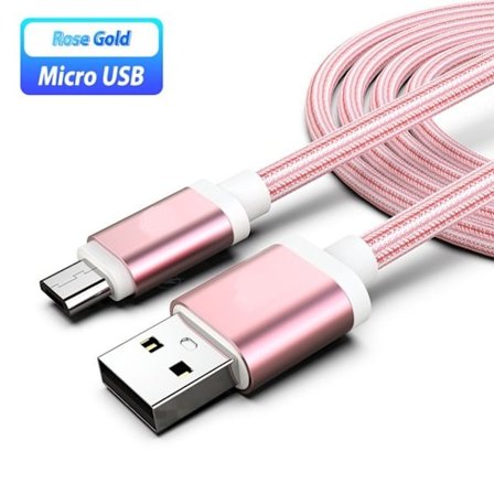 2 st 3m rosa micro-usb