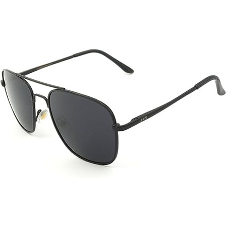 Premium Military Style Classic Aviator Solbriller Polariseret UV-beskyttelse Sort