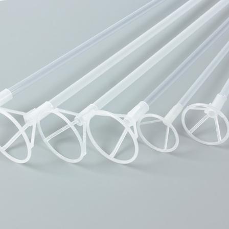 100 kappaletta 40CM valkoinen ilmapallopidike läpinäkyvä väri